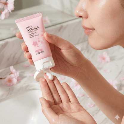 Cherry Blossom Whitening Repair Essence Cream - Sakura Japan